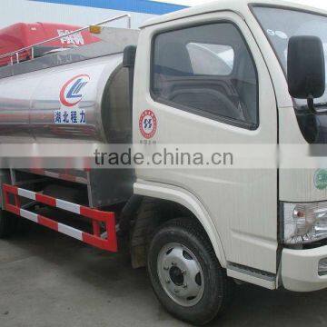 3-5m3 fresh milk truck for sale,dairy farm tank trucks for sale