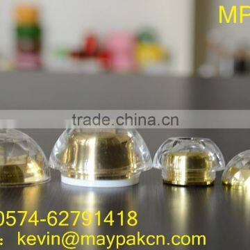Hot Sale With Good Quality Double Wall With Beauty Ball Made in China Square Golden Acrylic Cream Jar photo-4