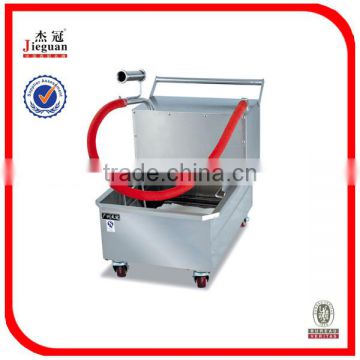 stainless steel oil filter cart/commercial kitchen oil filter/mobile oil filter