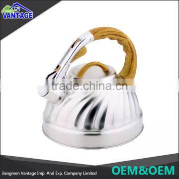 Eco-friendly Portable Whistling Water Kettle Stainless Steel Hotel Kettle photo-3