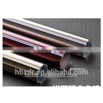 Top Grade Champagne Anodized Curtains Rod Aluminium Profile photo-3