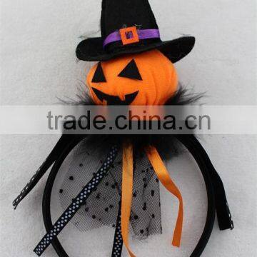 Halloween pumpkin hairband pumpkin hat design headband