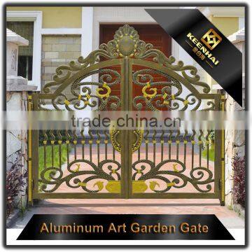 Elaborate Powder Coated Aluminum Villa Entrance Gate