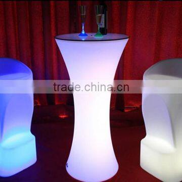 Sigma outdoor furniture led bar set table and chairs for sale