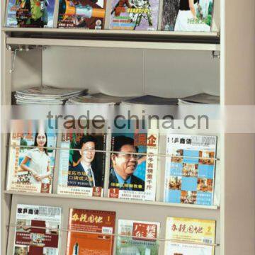 School 4-layer Singel Face Library Periodical Rack Cabinets Book Racks Cabinets photo-3