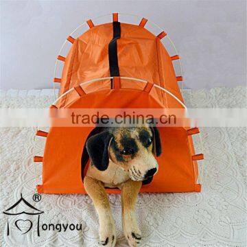 Pet product durable oxford fabric foldable water proof folding bed pet tent