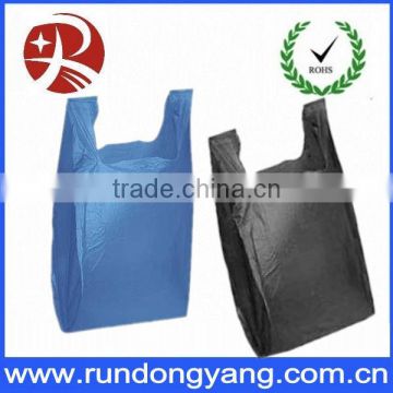 Customize wholesale HDPE/LDPE vest T shirt plastic bag