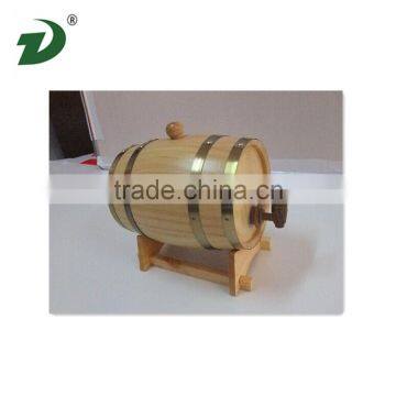 Pine Wood Decorative Mini Wine Barrel photo-2