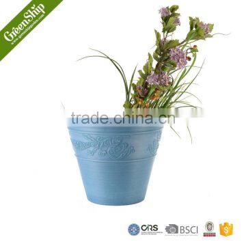 Antique Round Sculpture Ceramic 16' Garden Planter photo-6