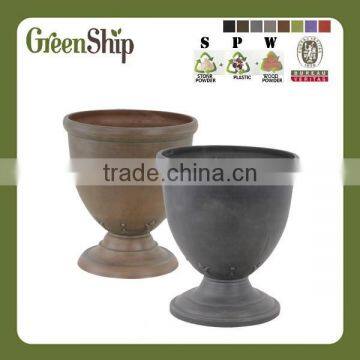 Assembled Garden urn planter