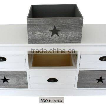 Home Furniture Rustic Chest of Drawer Storage Drawer Cabinet photo-3