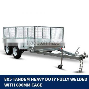 NEW 8x5 Tandem Box Trailer 900MM CAGE Fully Welded GALVANISED ATM 2000kg FOR SALE photo-3
