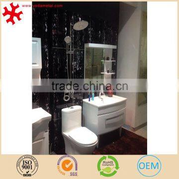 Modern Wall Mounted White Vanity Solid Wood Bathroom Mirror Cabinet photo-2