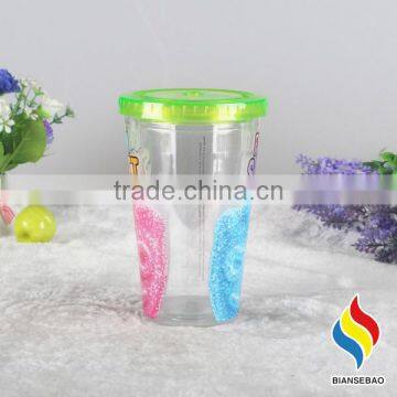 600ml Single Wall Acrylic Plastic Tumbler With Lid photo-2