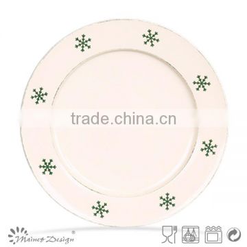 High quality personalized christmas ceramic plates with excellent price