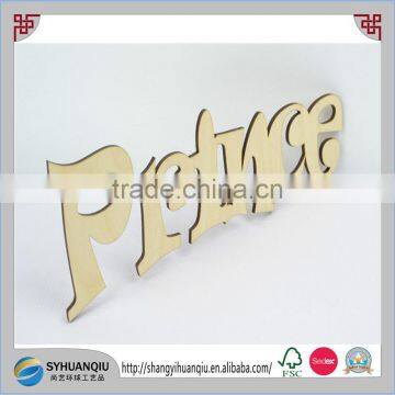 chirstmas ornament Plain PRINCE Wooden Script Letter Sign