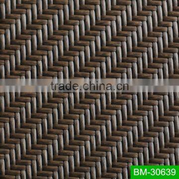 Furniture Material Stable Dark Brown Flat Plastic Cane