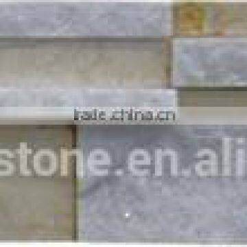 FSSW-337 White Quartz And Beige Marble Culture Stone