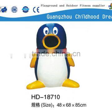 (HD-18710) Penguin Cartoon Fiberglass garbage bin