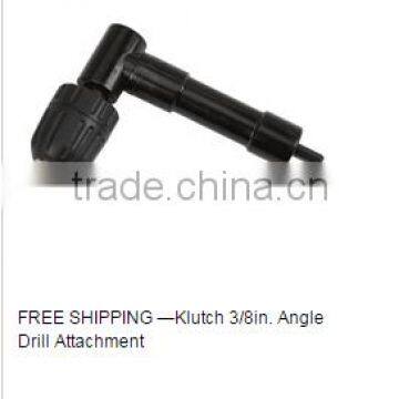 Klutch 3/8 In. Angle Drill Attachment With Keyless Chuck photo-1