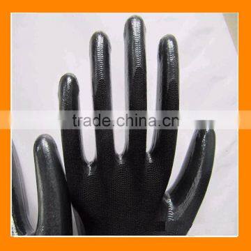 13 Gauge Oil And Chemical Resistant Disposable Black Nitrile Gloves photo-3