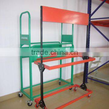 warehouse tyre shelf