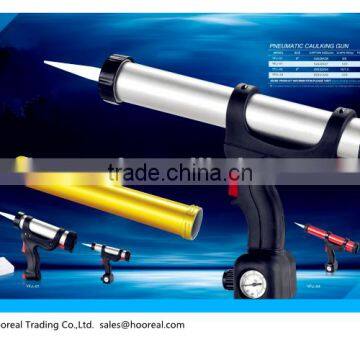 Professional Pneumatic Aluminum Barrel Caulk &Adhesive Cartridges Skeleton Gun Kit Sale,Silicone sealant gun Construction Tools