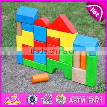 2015 Educational Wooden Trolly Toy,Children Blocks Drag Car Handmade Wooden Trolly Toy,Block Trolly Wooden Block Car Toy W13C019 photo-5