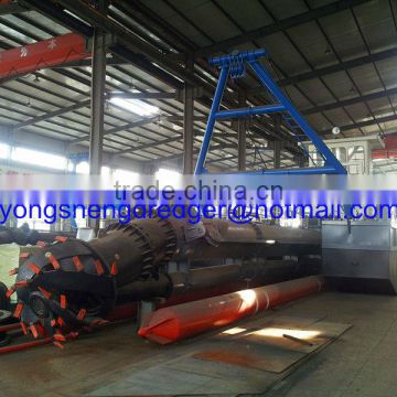 14 inch stock hydraulic cutter suction dredger