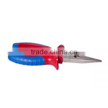Double Color Rubber Handle Chrome Plated Pliers Tool