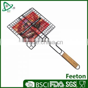 Non-stick BBQ grill crimped wire mesh