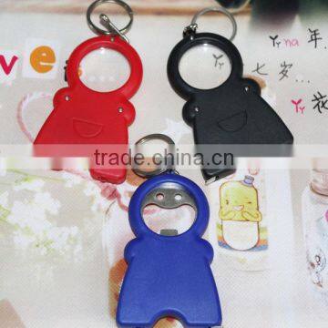 3 in 1 Cheap Bottle Opener Key Chain With Measure Tape and Led as Seen on tv photo-3