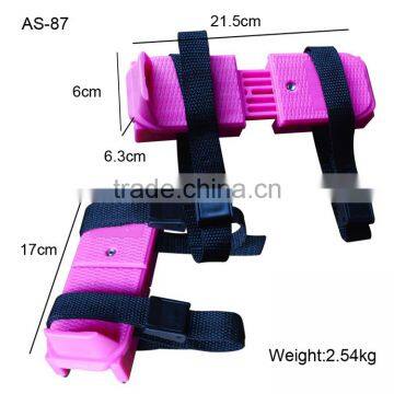 Kids Ice Skate Adjustable Double Runner Ice Skate Beginner Childs Bob Skatestoddlers and Young Children First Skates With Strap photo-2