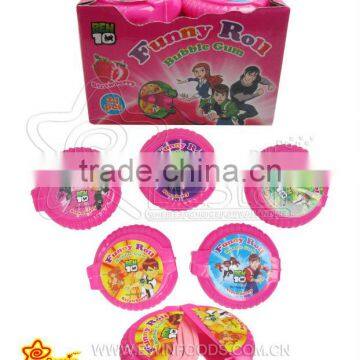 Funny Roll Strawberry Bubble Gum