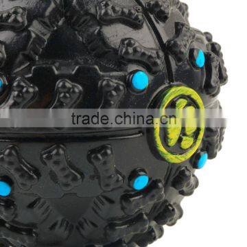 Popular2016 Pet Dog Cat Food Dispenser Squeaky Giggle Quack Sound Training Toy Chew Ball photo-4