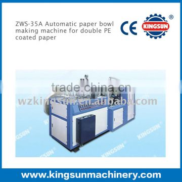 ZWS-35A Automatic paper bowl making machine for double PE coated paper