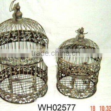 round Metal Wedding Bird Cage