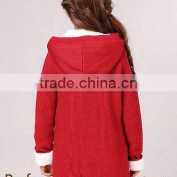 Thick Cardigan Winter Sweater,kids Long Cardigan,kids Long Cream Cardigan photo-2