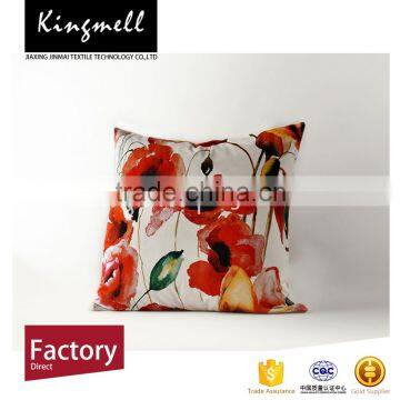 Custom flowers printing car seat cotton cushion covers wholesales