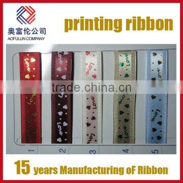 foiled gold printing ribbon