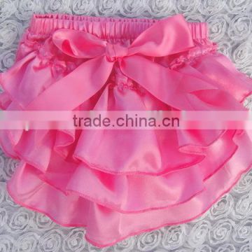 Fashion ruffle panties plain baby bloomer kids bloomers wholesale baby ruffle tutu bloomers