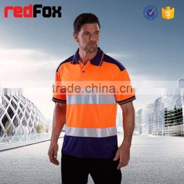 Net Round Breathable En471 Safety Yellow T-shirts Sleeves Truck Safety Yellow T-shirts Printing Safety T-shirt photo-2