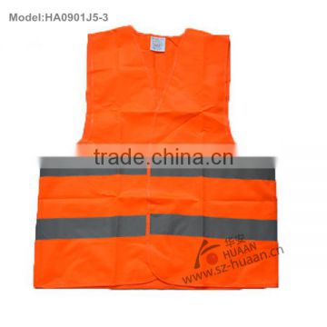 wholesale orange color high reflective safety vest