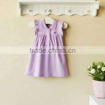 mom and bab 2013 Summer baby clothing 100% cotton pique dress
