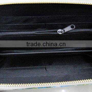 Fashion Nice Stylish Women Zipper Round Print Angel Leather pu Wallet photo-3