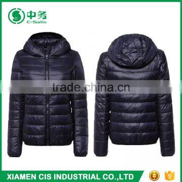Morden Fashion Apparel Winter Red Hooded Puffer Jacket for Women photo-6