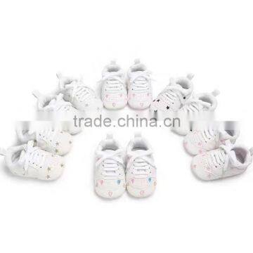 Infant Shoe Baby Girl Shoes White Star Pattern Lovely Baby Sport Shoes photo-3