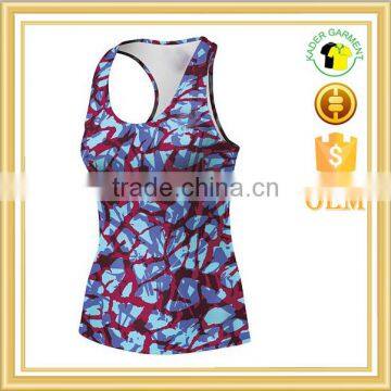 All Digital Printed Tank Top Spandex Yoga Tank Top Tank Top Manufacturer photo-2