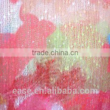 China Shantou Supplier Newest Lace With Digital Print Design Sweater