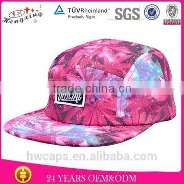 2013spring ladies and girls 5 panel caps and hats manufacturer